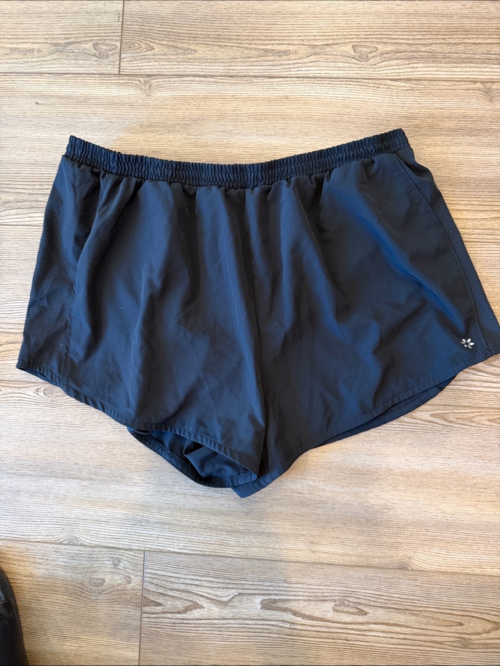Nine West Black Athletic Running Shorts